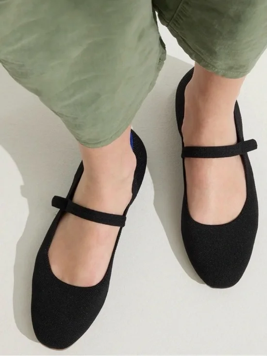 Rothy's The Square Mary Jane in Black - Picture 2 of 6